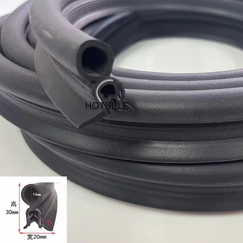 5M Universal Rubber Seal Strip for Cabinet Doors Auto Car Tailgate Door Seal Kit - Durable Auto Door Seal for Cabinet