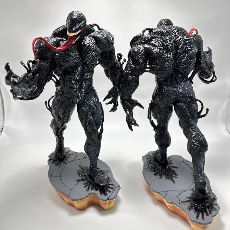 30cm Superbohater Venom Spiderman Movie Figure Action Toys Model Marvels Long Tongue Venoms PVC Statue Model Doll Collectible Gift