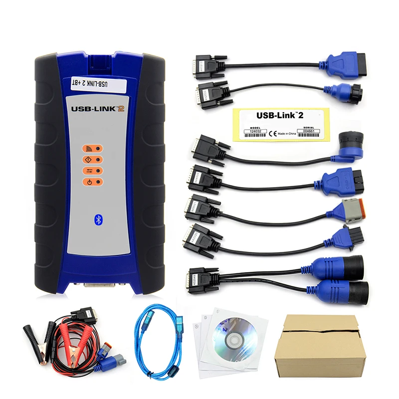 2024 Newest USB Link for Nexiq Nexiq2 Bluetooth Diesel Truck Diagnostic Tools Truck OBD2 Fault Diagnostics Detector