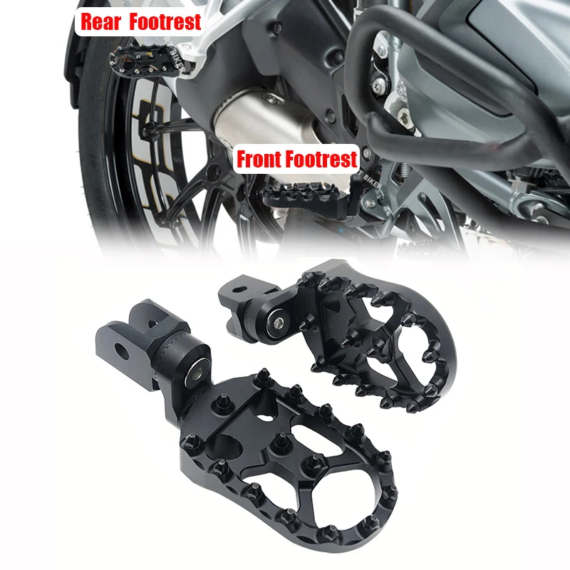 

For BMW R1250GS LC ADV R 1250 GS R1250 GS Adventure GSA 2019-2022 2020 2021 Adjustable Front&Rear Footrest Rotatable Foot Rests