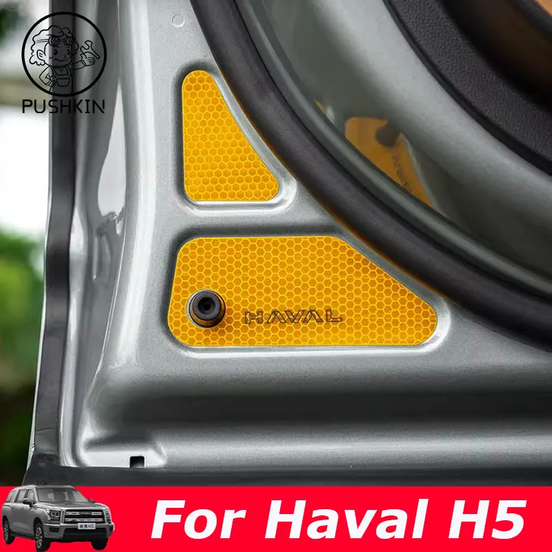 

For HAVAL H5 II 2024 2025 car interior parts Anti rear collision warning sticker for front bumper of door accessories