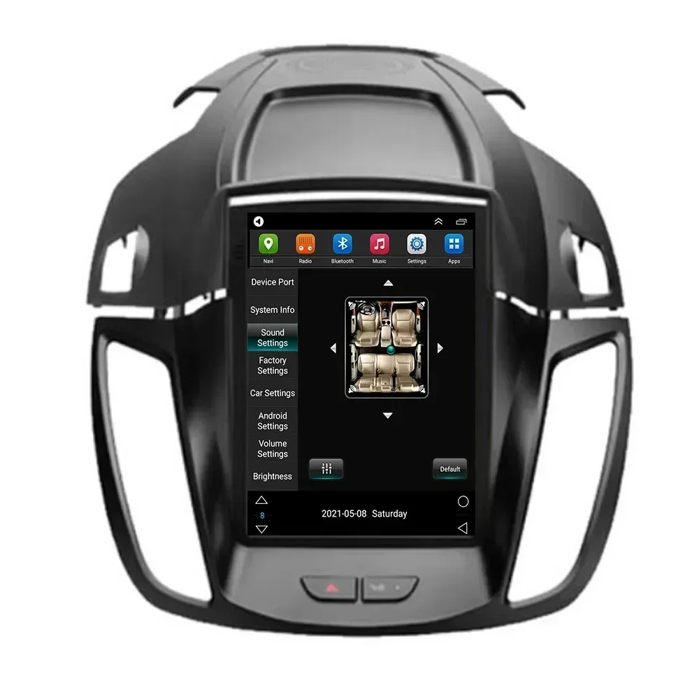 Für Tesla Stil 2Din Android 13 Auto Radio Für Ford Kuga 2 Escape 3 2012-2035 multimedia Video Player GPS Stereo Carplay DSP RDS