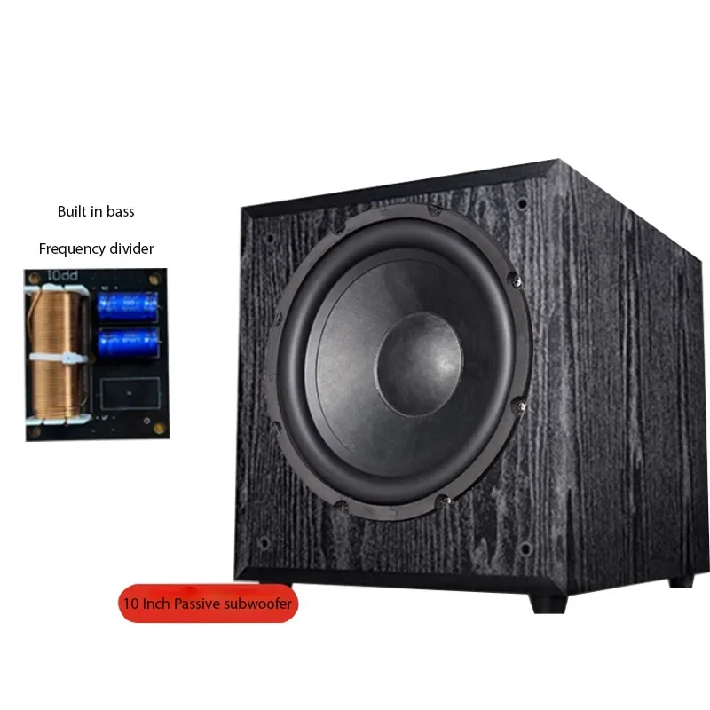 Power Home Theater Super Bass Speakers HIFI Wooden Sound Box 10 Inch Passive Subwoofer 4 5 Ohm Audio Speaker 150W High