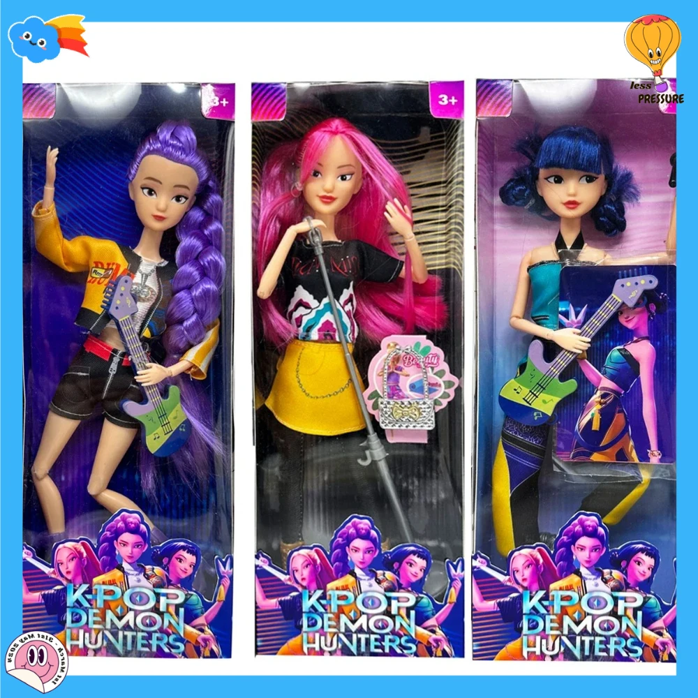 

anime k pop demon hunters group of witch hunters high appearance glue doll heart decorative holiday gifts Festival Gift