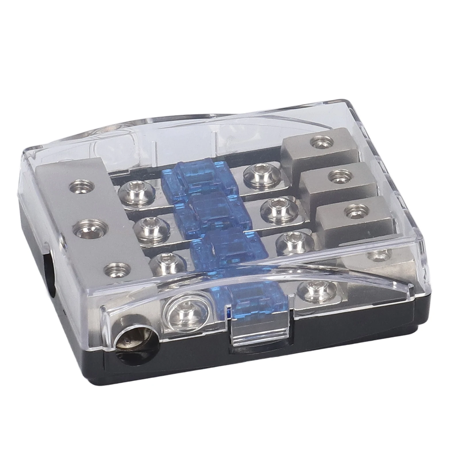 60A Power Distribution Block 1 In 4 Ways Out Audio Holder for Car RV Solar System Power Distributor Connecting Block