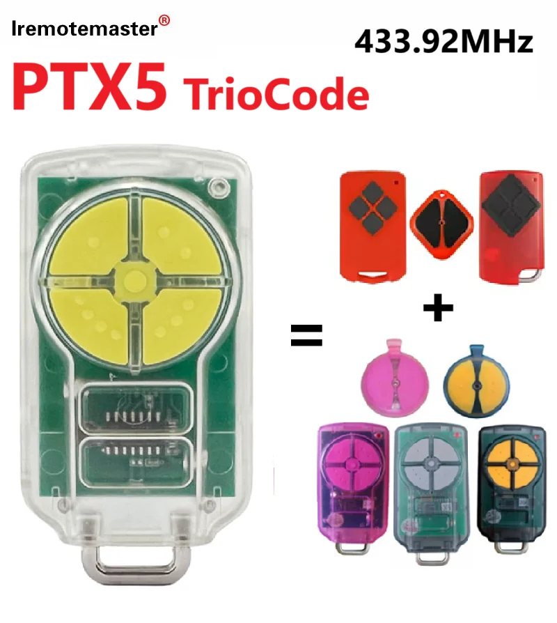 2025 NUOVO ATA PTX5 PTX-5 TrioCode GDO Porta Del Garage Telecomando Compatibile Con PTX-5 GDO 11v1/6v3/6v4/7v3/8v3/9v3