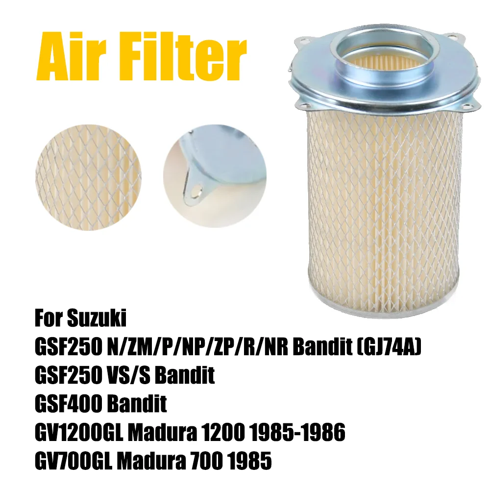 For SUZUKI GS500 E F GSF250 GSF400 GSX400 GSX1200 X Bandit Motorcycle Engine Air Filter Intake Cleaner Replacement Elements