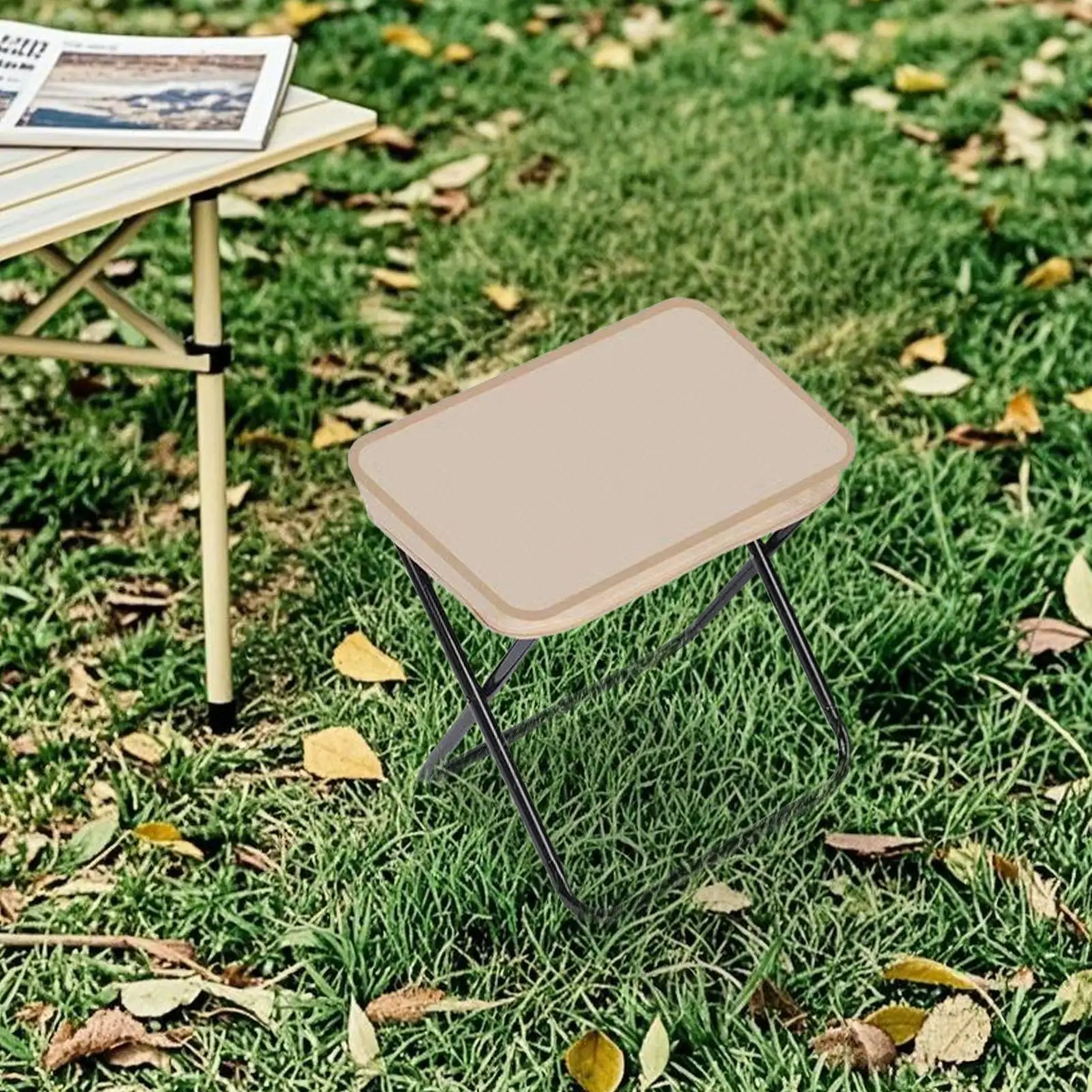 

Folding Chair For Outdoor Portable Camping Chair Seat Stool Wear-Resistant For Picnic Fishing Patio Sports BBQ Waiting Garden
