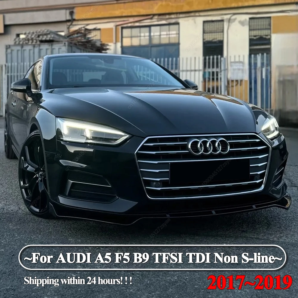 

Передний бампер автомобиля, спойлер, сплиттер, диффузор, модернизированные обвесы для AUDI A5 F5 B9 TFSI TDI Non S-line 2017-2019 Pre-LCI Tuning