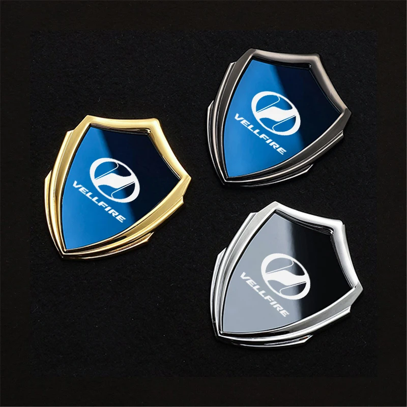 auto accessory 3D metal accsesories car stickers for toyota alphard vellfire