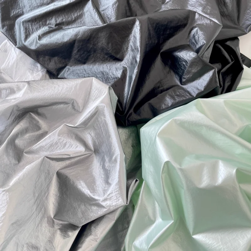 قماش غير لامع للملابس والفساتين ومفارش المائدة وسترات مطوية ذاتية الصنع ومعاطف المطر وقماش بوليستر مقاوم للماء #2