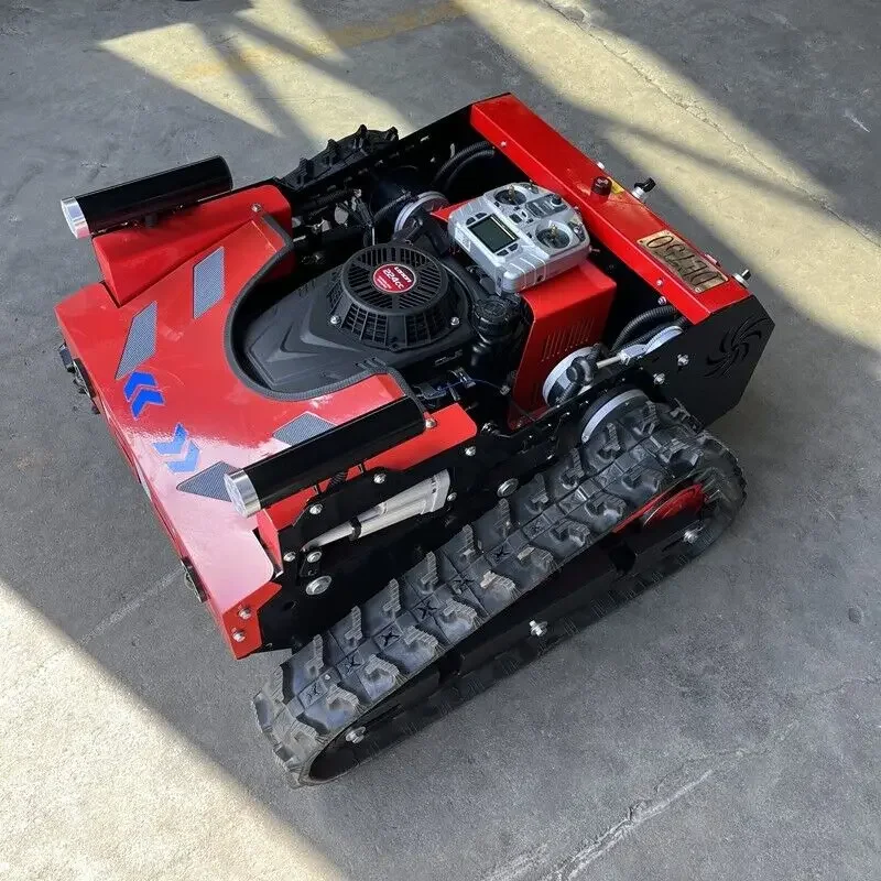 9.5hp Automatic Lawn Mower Remote Control Field Grass Cutter Weeding EPA Machine