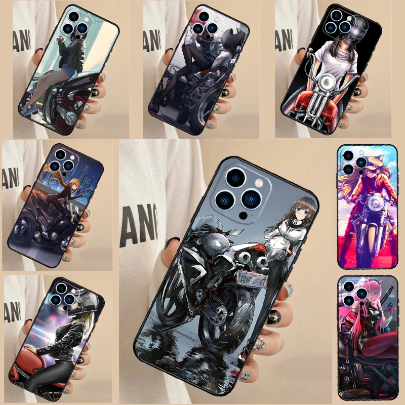 Motorcycle Girl Ani… - image