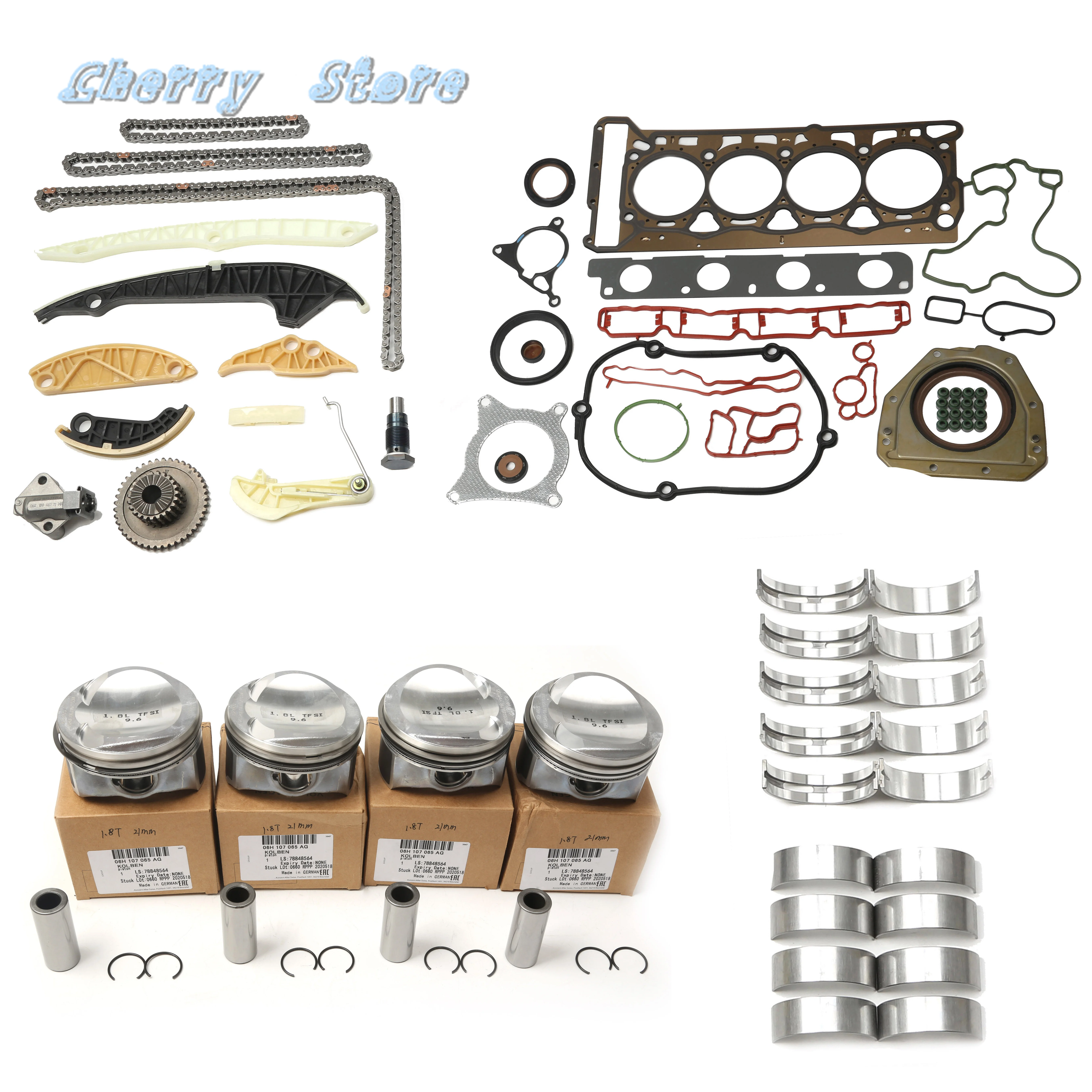 

Engine Repair Kit MK2 1.8T Pin 21MM For Audi A4 B8 Q3 Q5 06H107065BS 06H103383AD