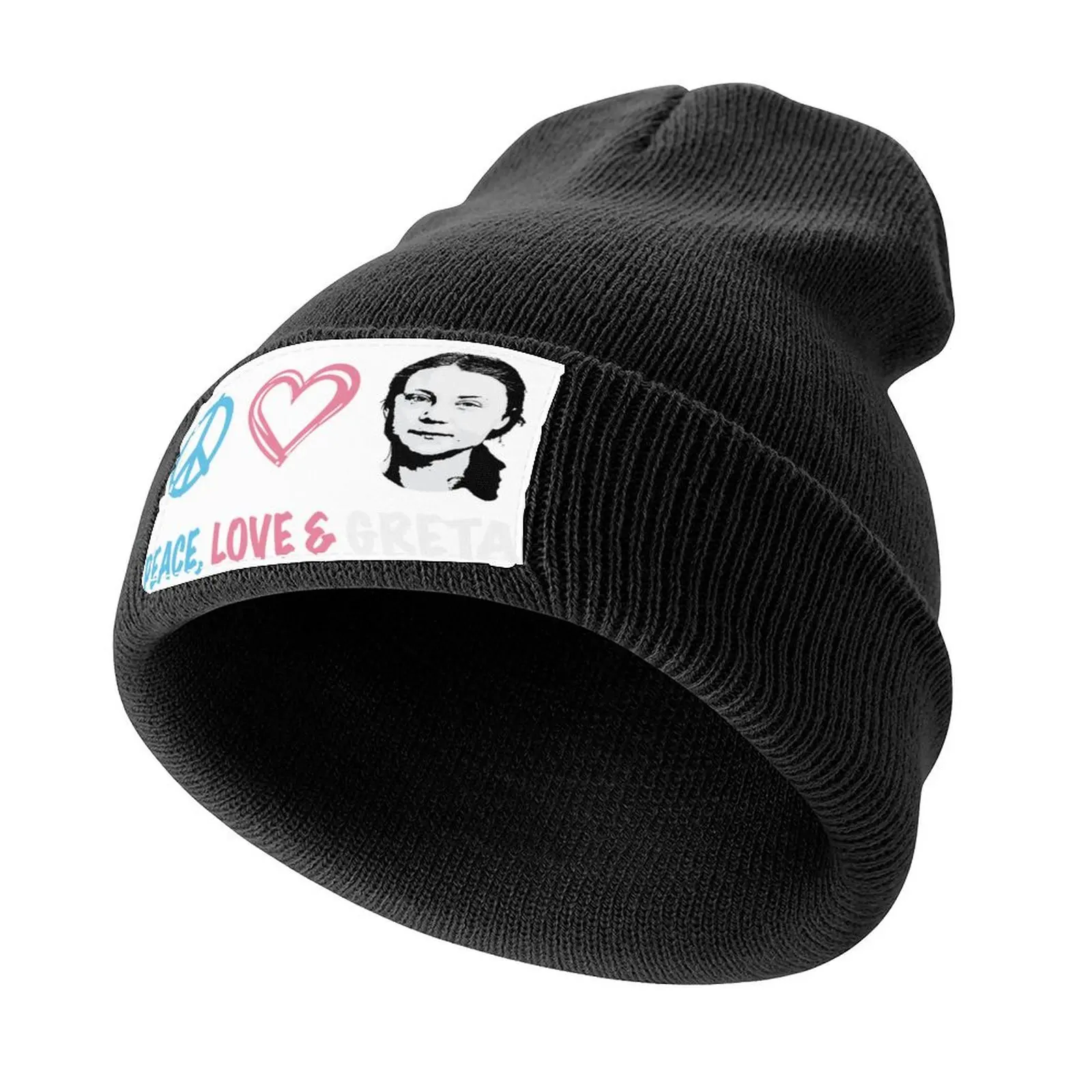 Peace Love Greta Knitted Cap Wild Ball Hat Military Tactical Cap Hat Man For The Sun Women Hats Men's