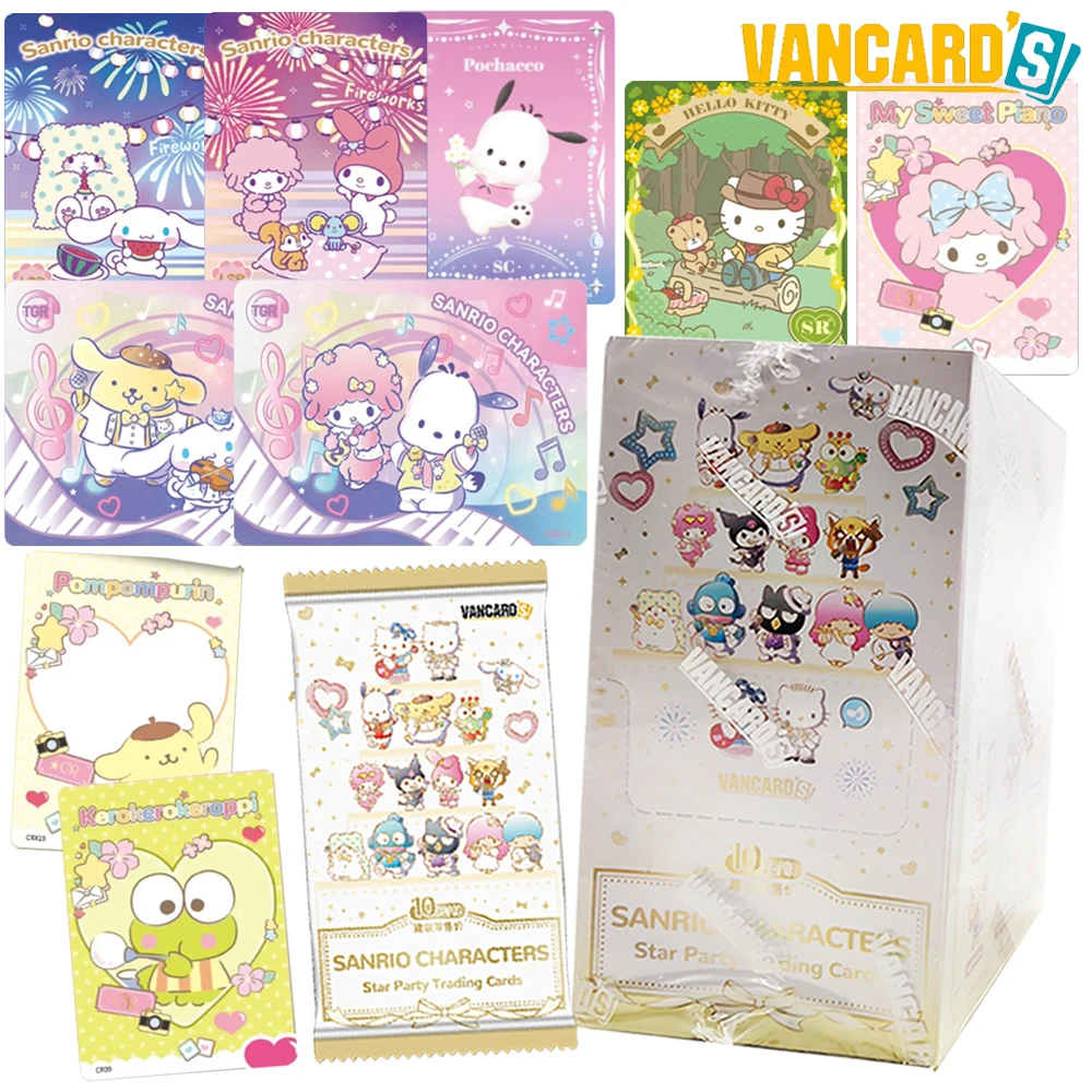 

Vancard's Genuine Sanrio Collection Card Star Family Fun Time Card Kuromi My Melody Hello Kitty Rare Character Card Family Gift