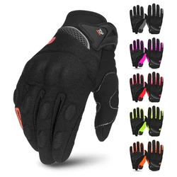 Motorcycle Gloves Summer Breathable Moto Gloves Men Women Touch Screen Motocross Gloves Touch Screen Cycling Gloves