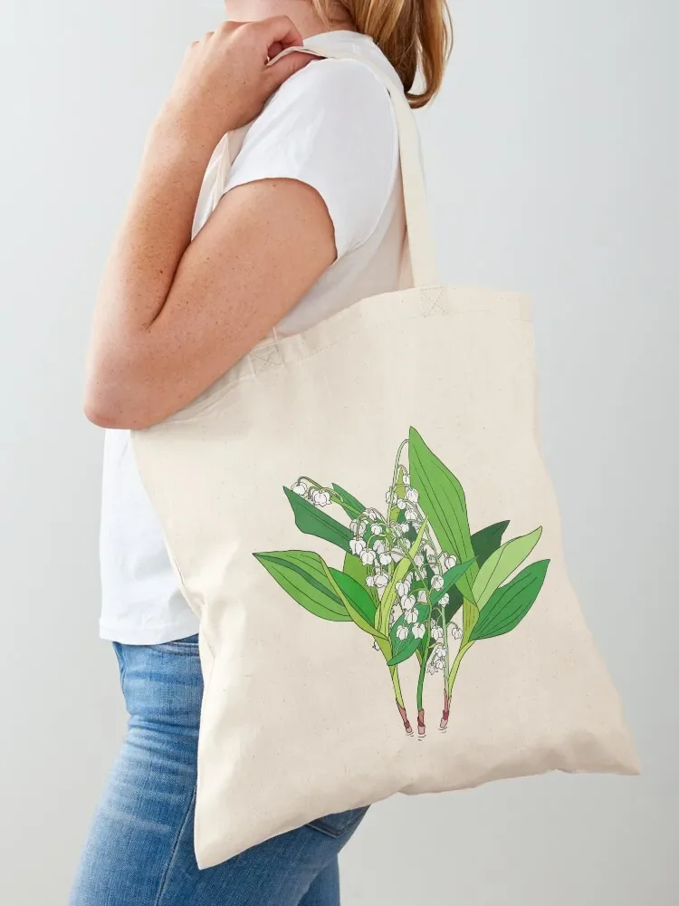 

Lilly of the Valley Tote Bag Customizable tote bag tote bag custom bags woman 2025 large size bags