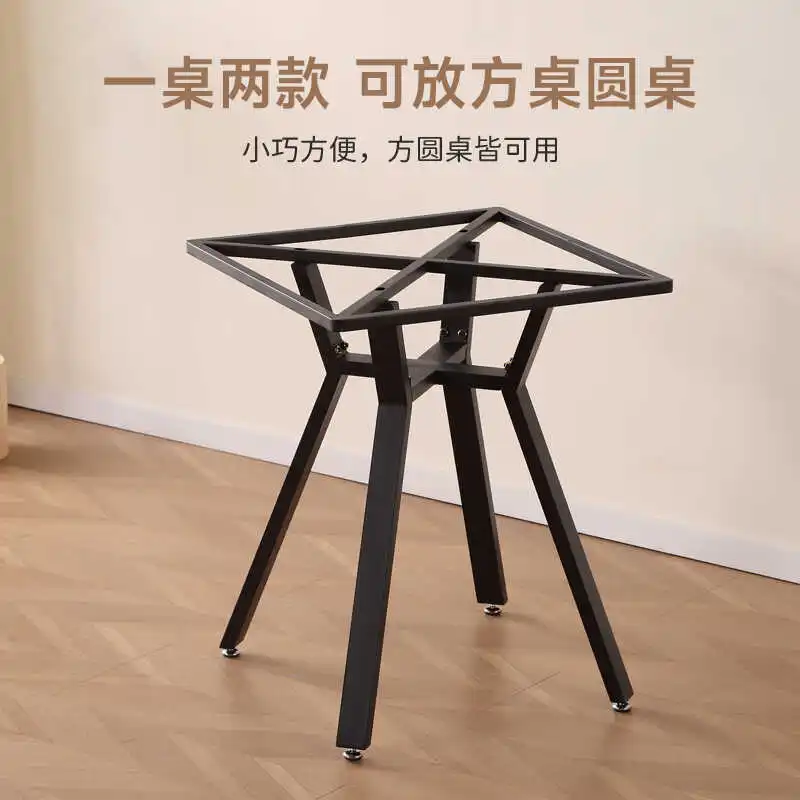 Modern Round Table Legs Set Minimalist Metal Base for Marble Stone Table Coffee Table Support Adjustable Heavy Duty Feet