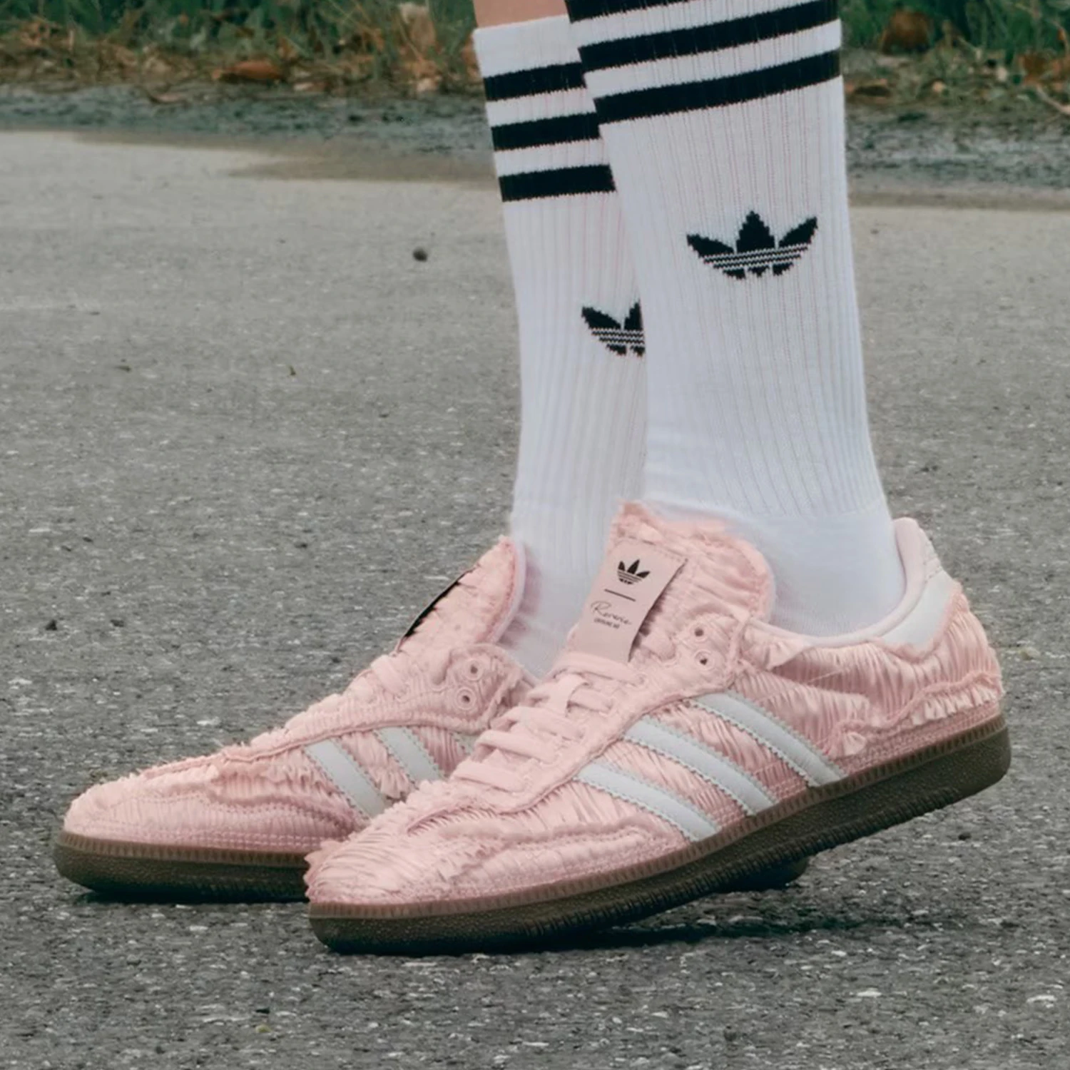 

Adidas натуральная клеверная женская модная, повседневная и износостойкая спортивная обувь JQ4747