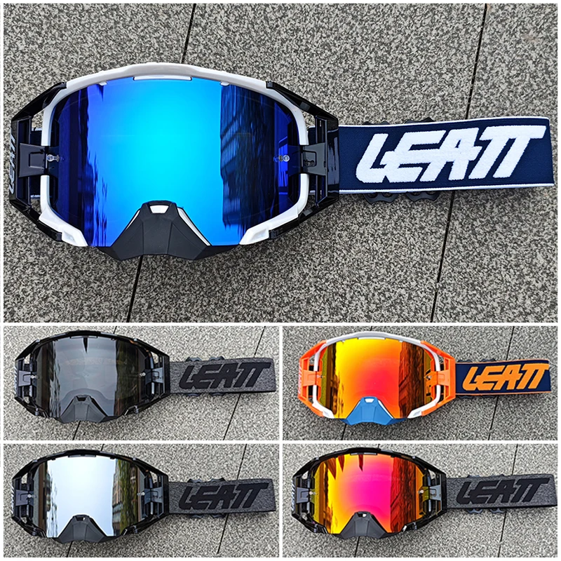 AliExpress Leatt velocity 65 Brand Anti-Glare Riding Glasses Motorcycle Bicycle MTB BMX Protection Breathable Safety Glasses Night Vision Goggles