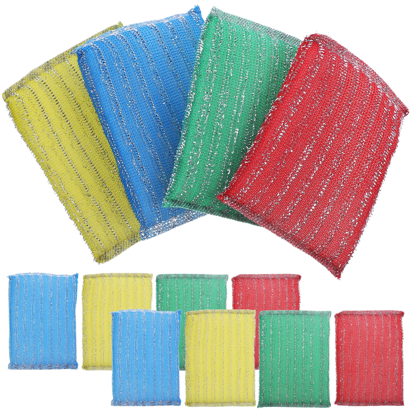 

20 Pcs Non-stick Sponge Cloth Scouring Scrubbing Home Kitchen Dish Washing Sponges