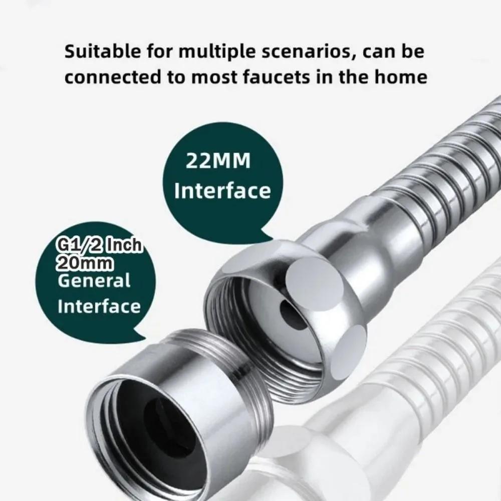 Stainless Steel Faucet Extender Bendable 360° Rotation Nozzle Aerator Universal Anti-Splash Head Universal Faucet Extender