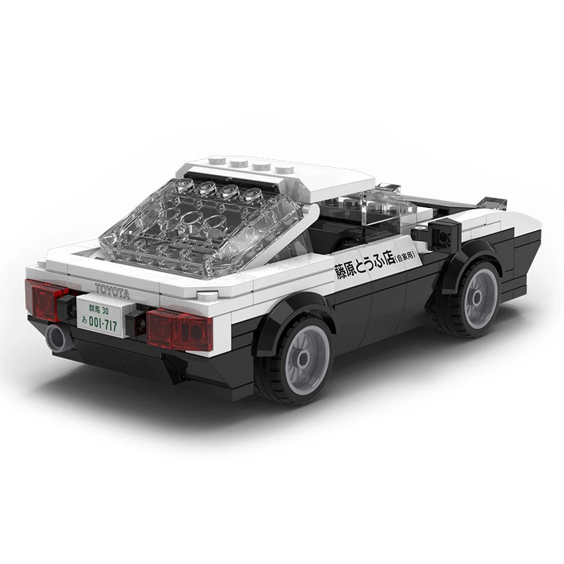 Speed Classic Japan Anime Initial D 1:24 Schaal Auto Trueno AE86 Bouwsteen Voertuig Baksteen Speelgoed Collectie Voor Jongens Geschenken