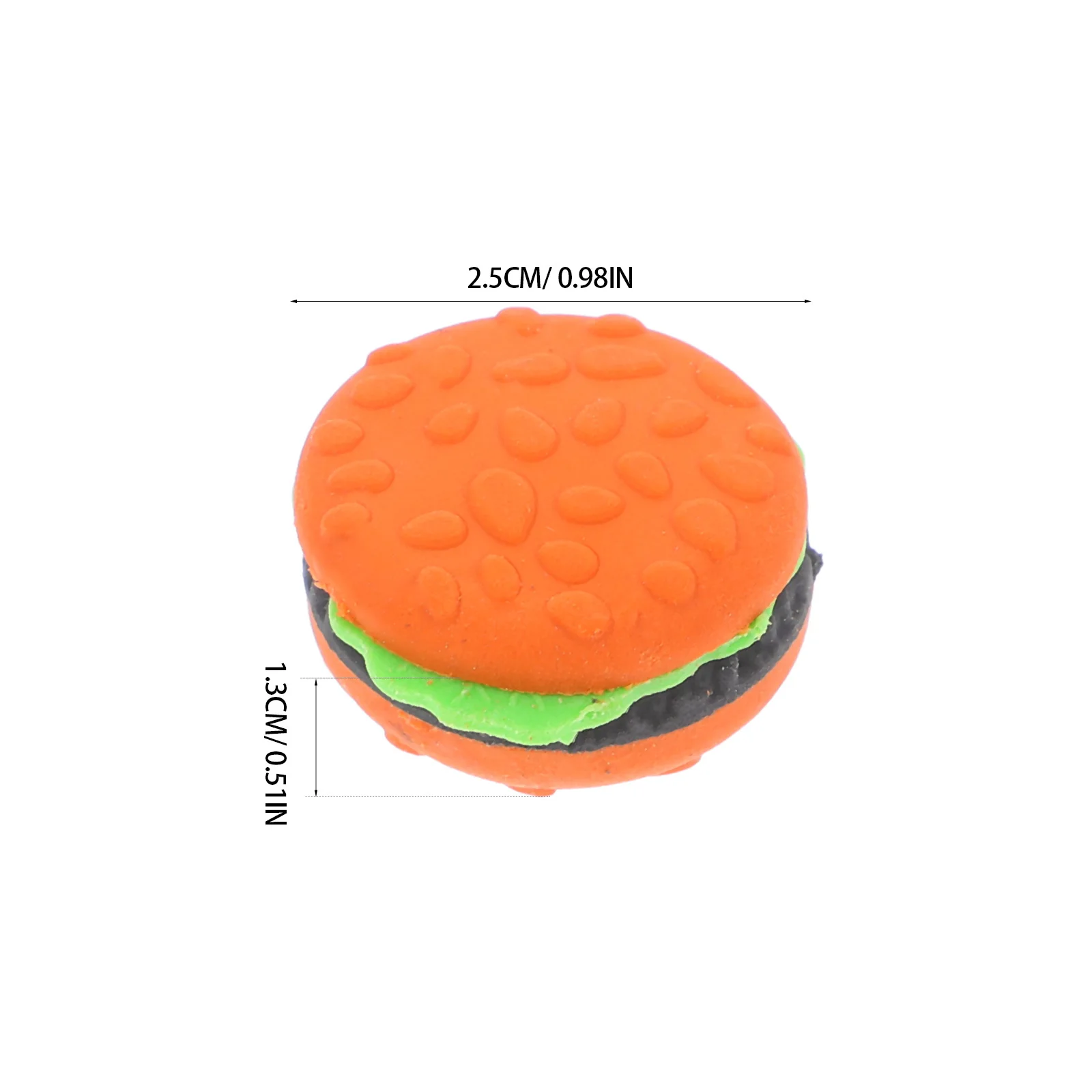 30 قطعة محايات همبرغر صغيرة لطيف الكرتون نمط اللوازم المدرسية الفصول الدراسية جائزة التخرج متعة المحايات الإبداعية #2