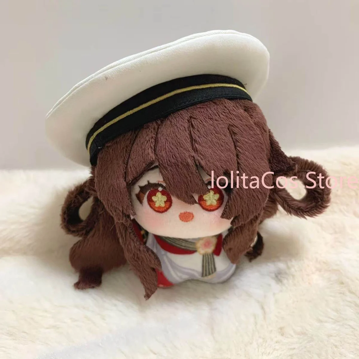 10cm Genshin Impact Hutao Kawaii Plush Doll Anime Stuffed Toy Keychain Pendant Backpack Deocr Birthday Gift view 2