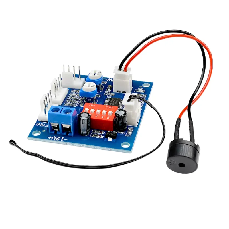 DC 12V 5A PWM PC CPU Fan Temperature Control Speed Controller Board Speed Controller Temperature Probe Buzzle