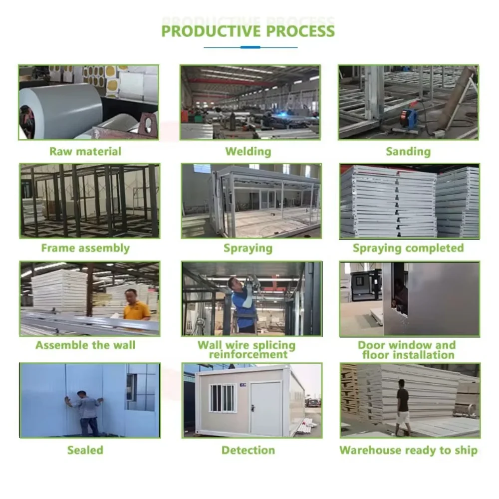 

Prefabricated Modular Container House 2 Bedroom Expandable Steel Structure Granny Flat Home for Family Living and Rental Use