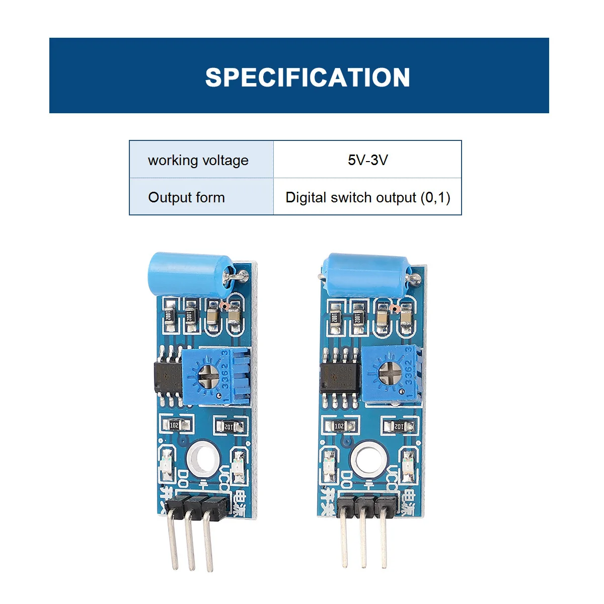 

10Pcs Normally Closed Vibration Sensor Module Alarm Trigger Switch for Theft Car Motorcycle Earthquake Detection Security