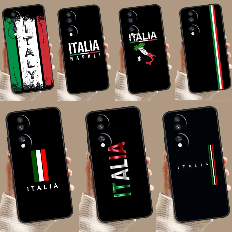 Italy Flag Vintage Italian Case For Honor X8b X9b X6a X7a X8a X9a X6 X7 X8 X9 50 70 90 Magic 5 Lite Magic 6 Pro Cover