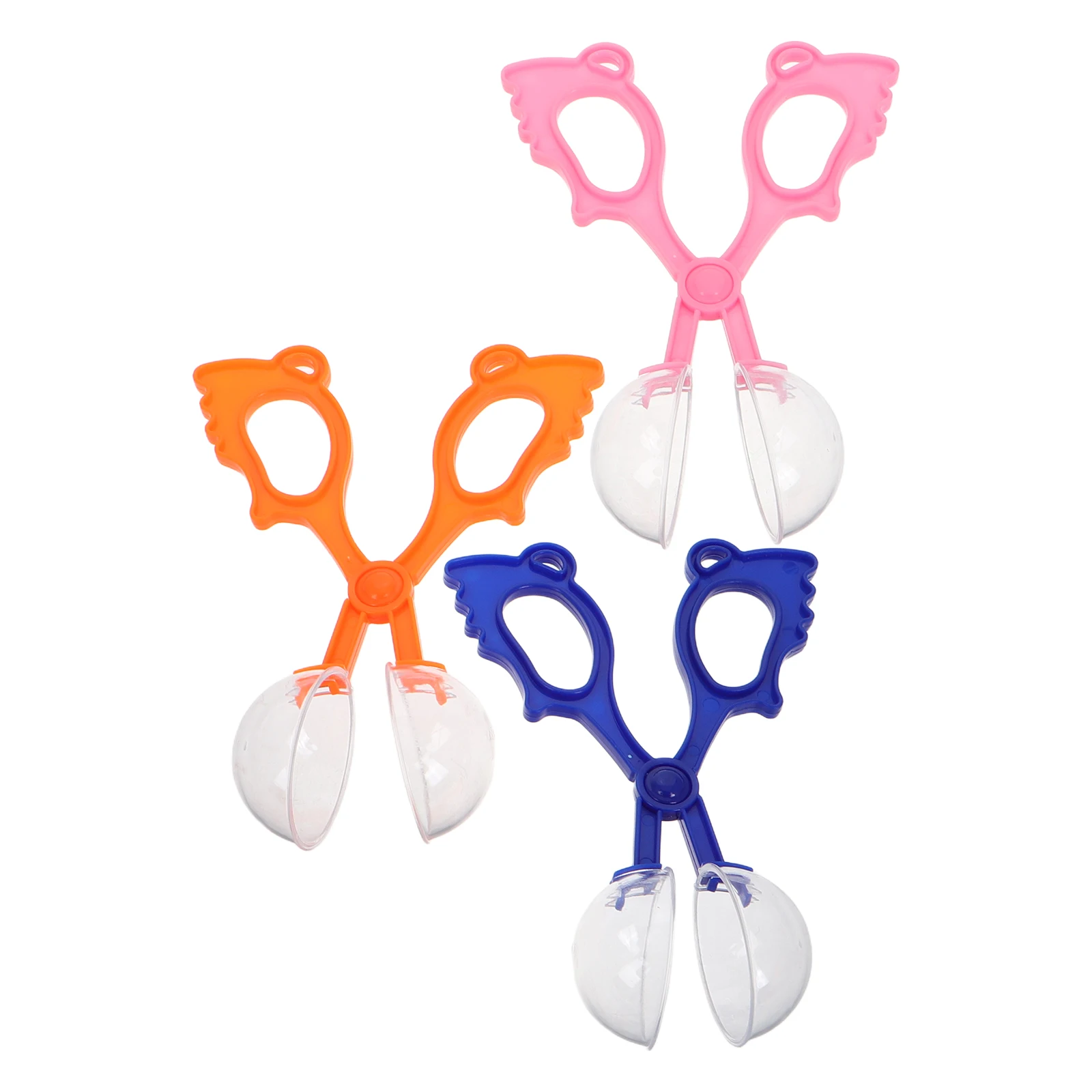 

3pcs Children Handy Scoopers Catcher Set Insects Tongs Insects Catch Clamp Scissors Outdoor Toys for Kids (Random Color)