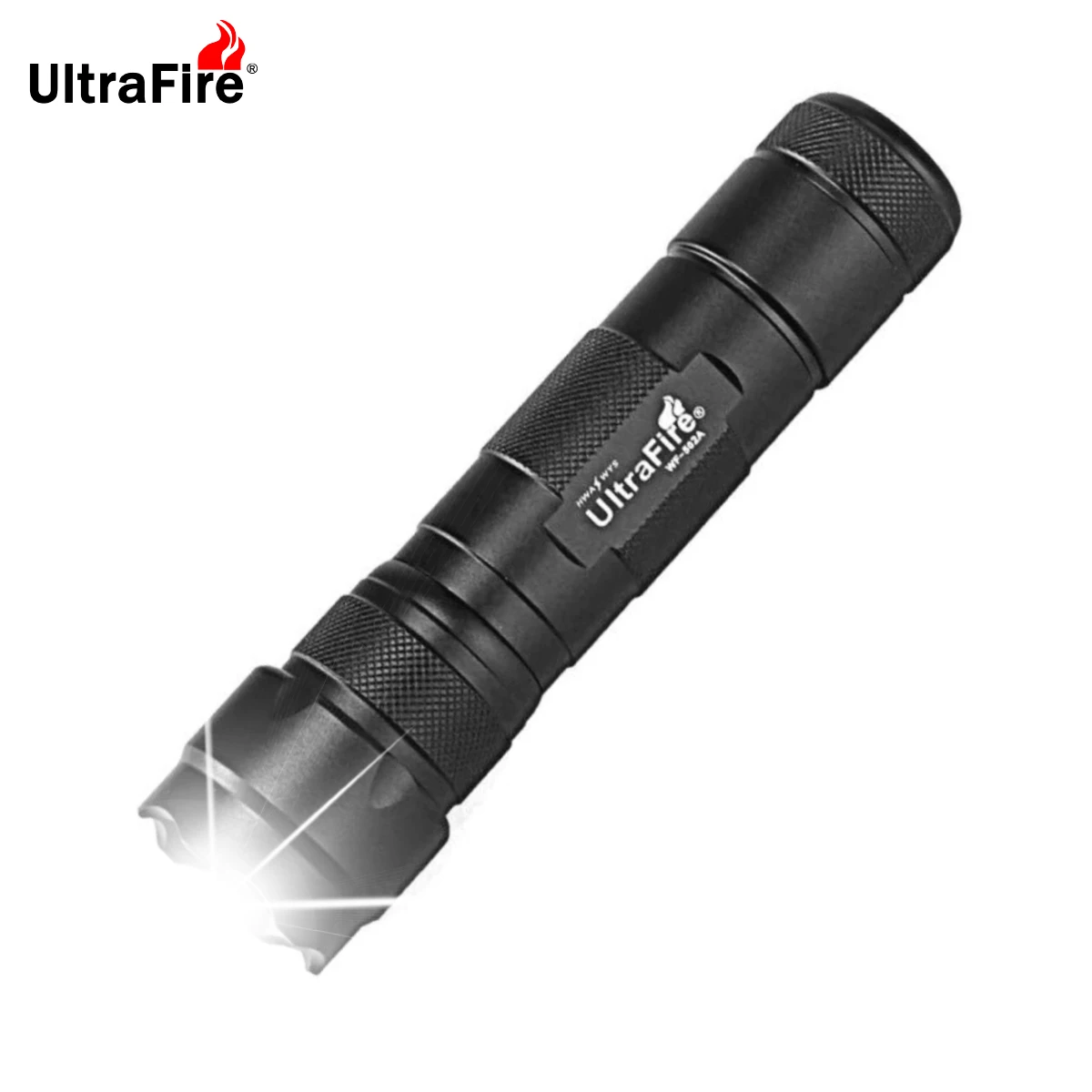 

UltraFire UF-502A LED Tactical Flashlight 18650/AAA Portable Camping Torch Super Bright Rechargeable Lantern for Outdoor Hiking