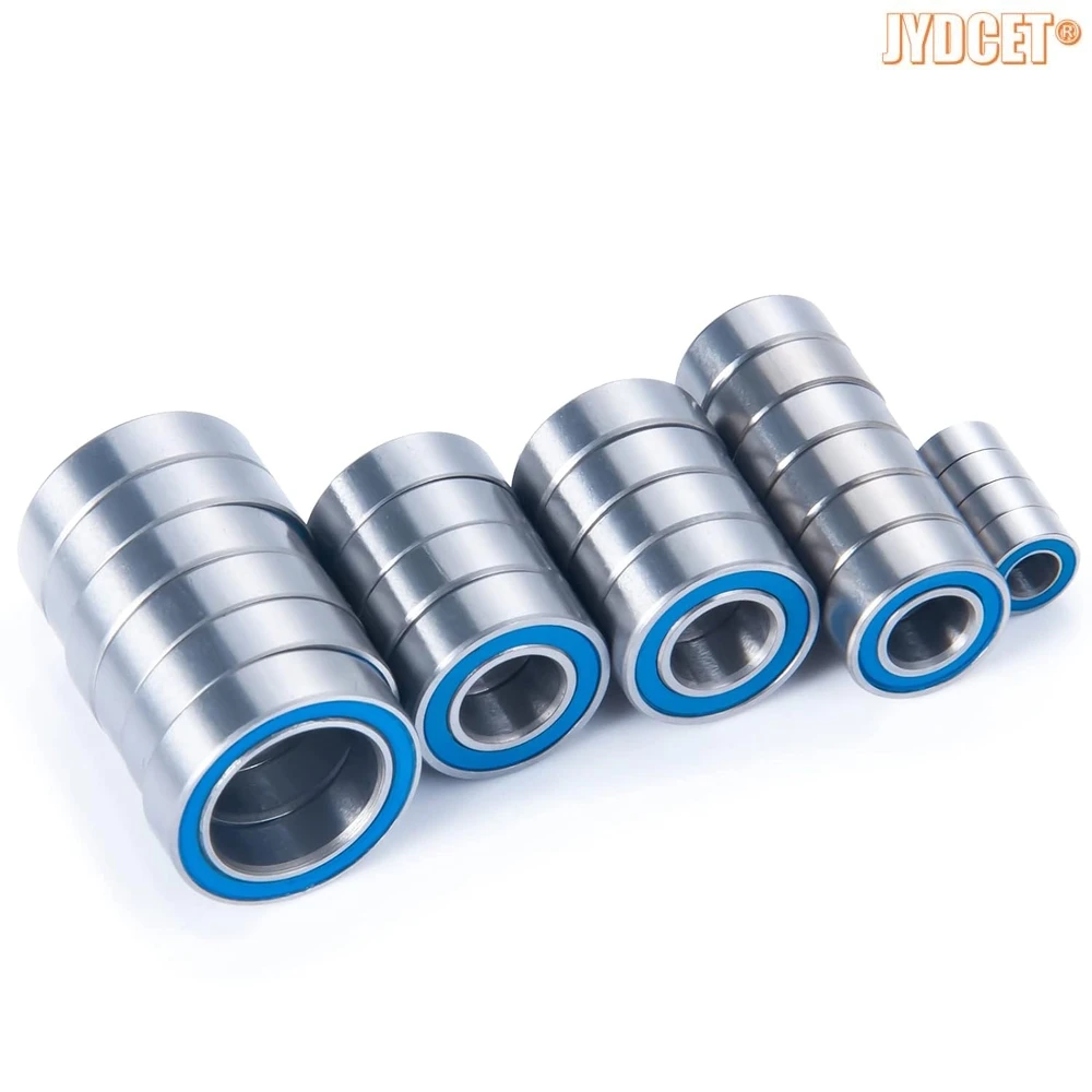 

24pcs Blue Rubber Sealed Bearing Kits - Precision High Speed Bearing for RC Losi 1/10 Baja Rey Rock Rey Buggy Truck