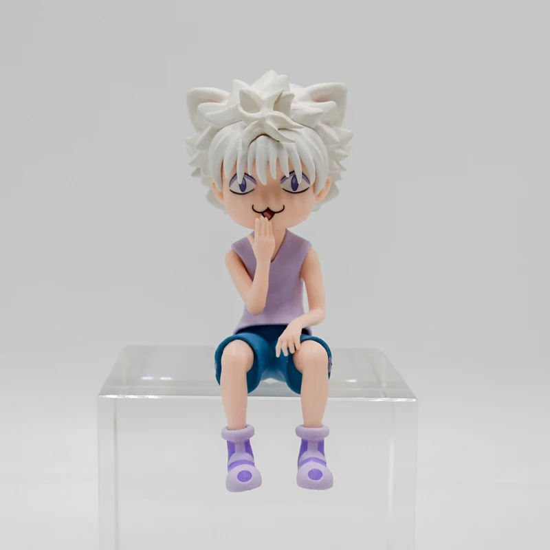 11 cm Hunter x Hunter Killua Zoldyck Anime Figura Noodle Stopper Gon Freecss Action Figure Figurine Cute Cat Face Modello Doll Toys