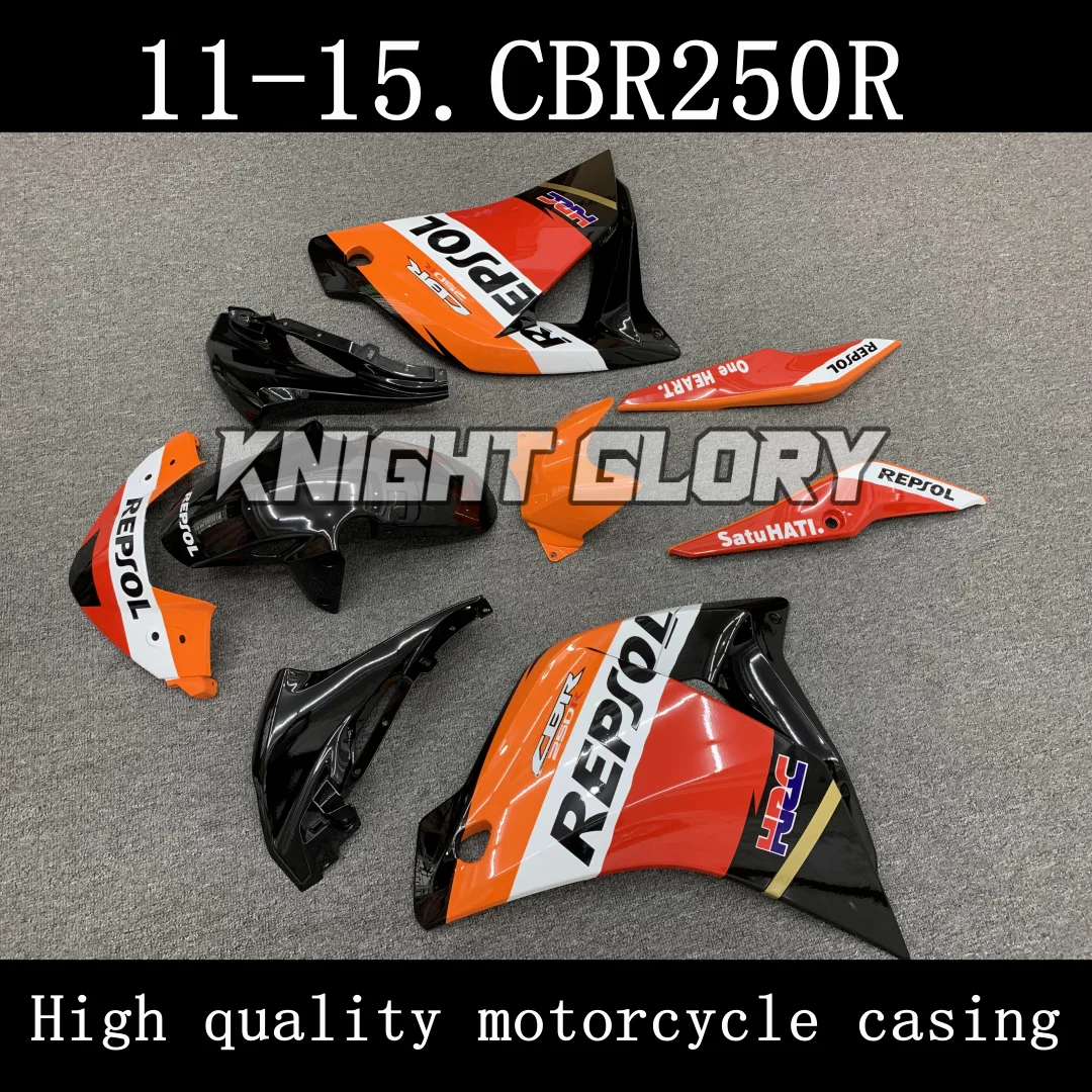 Suitable for CBR250R 2011-2015 MC41 Motorcycle Shell Fairing Spoiler Body ABS Injection Molding