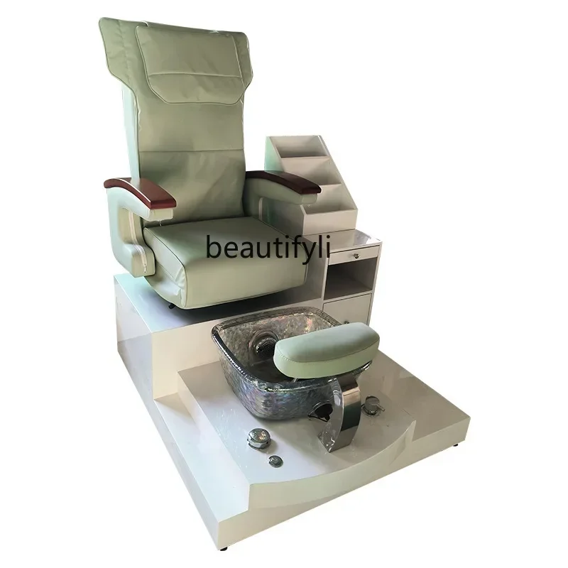 

zxqSalon shop electric massage foot massage chair, beauty salon manicure eyelash sofa manicure foot soaking spa chair