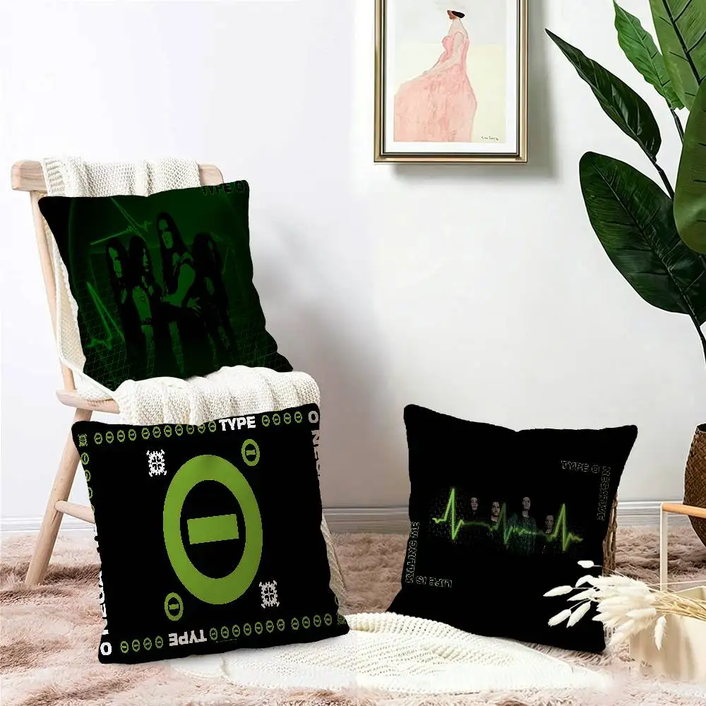 Rock Band T-Type O N-Negative Pillowcases Home Bedding Decorative Pillow Cover Wedding Super Soft Pillow Case