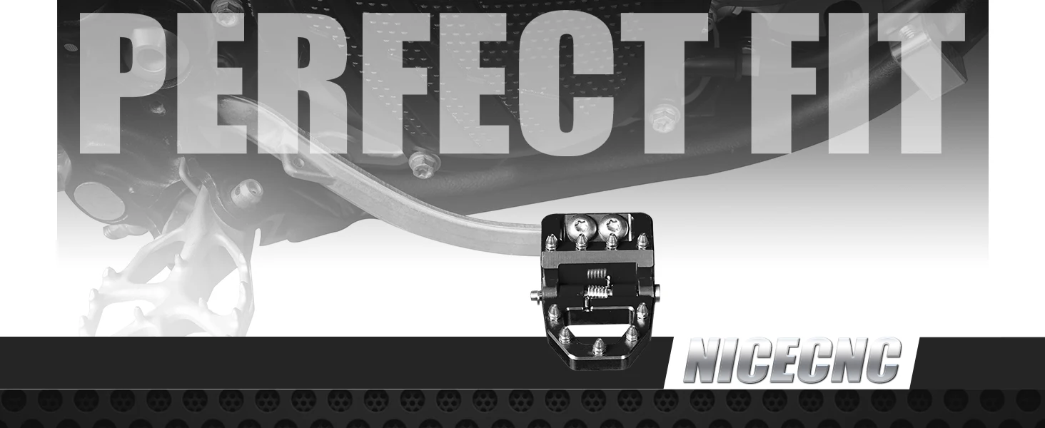 NICECNC Für KTM EXC 300 TPi EXCF 350 SX 125 SXF 450 XCW 500XC 300XCF 350EXC 250SXF 250 6D 2017-2024 Klappbare Bremspedalspitze – Detail 5