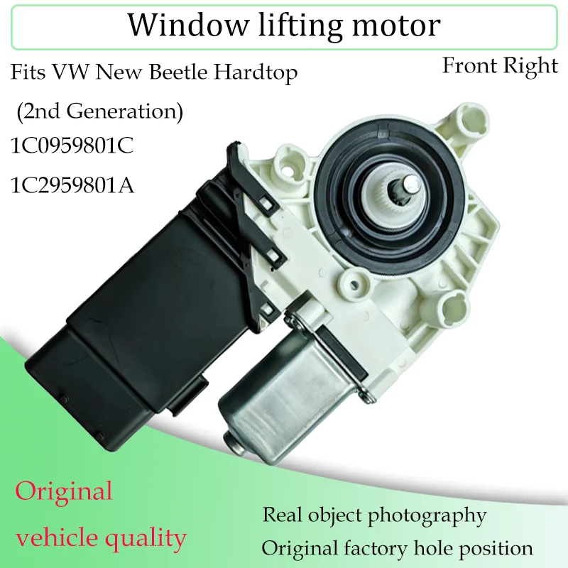 For VW New Beetle Hardtop (2nd Generation) Window Lifting Motor, Fits 2002-2010 1C2959802A 1C2959801A 1C0959802B 1C0959801C