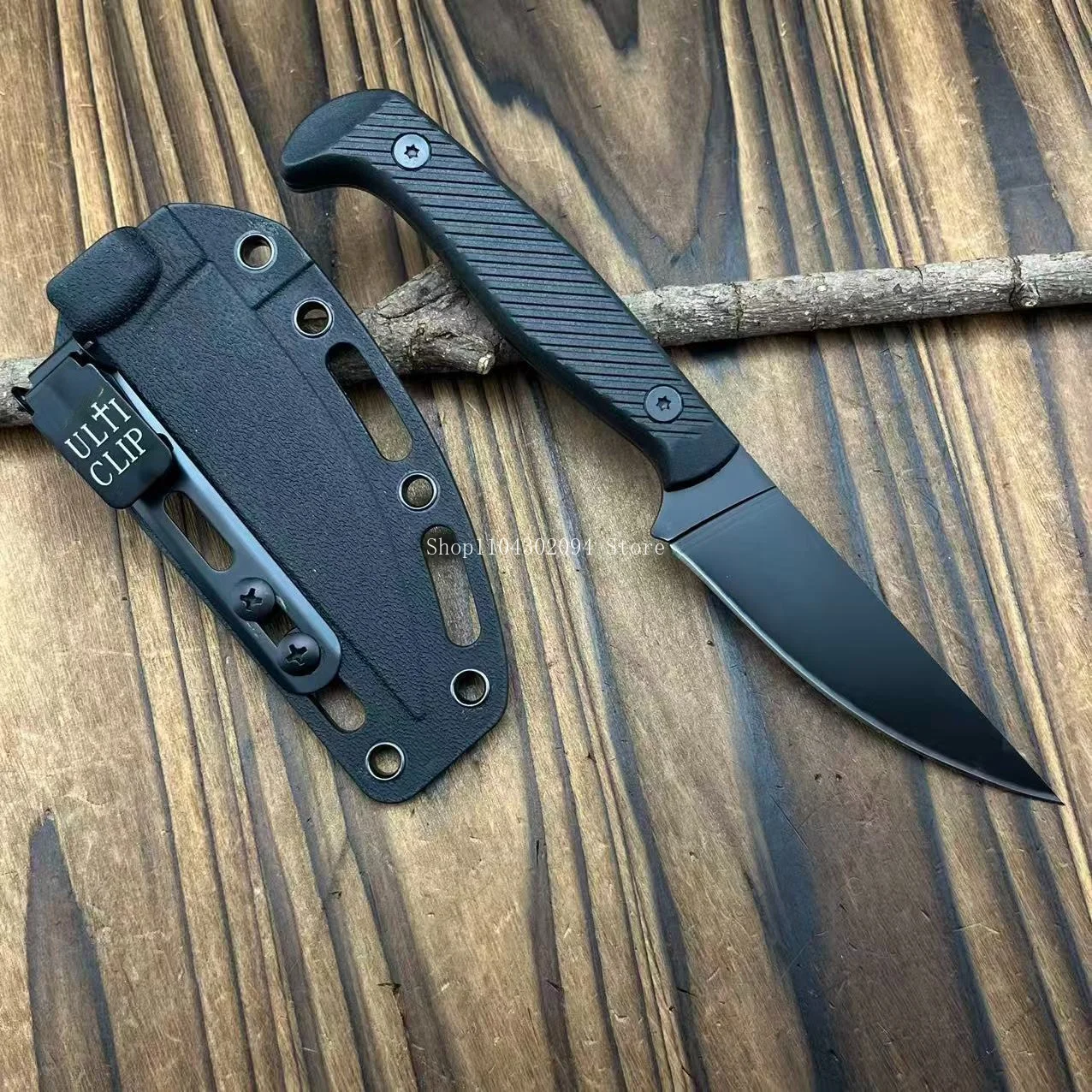 Hochharte Camping-Werkzeuge mit 8Cr13Mov-Klinge, Feststehendes Messer für Angeln, Täglichen Gebrauch, EDC, Dschungel-Klettern und Trekking – Detail 6