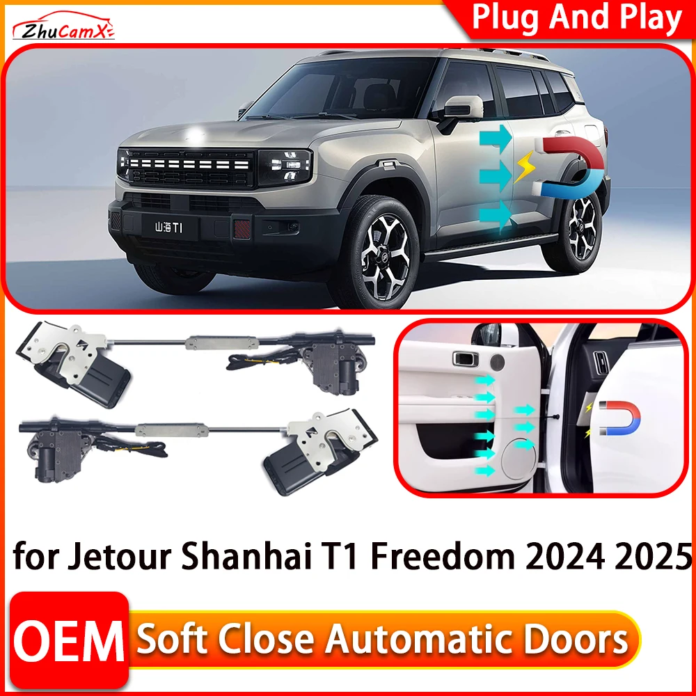 

for Jetour Shanhai T1 Freedom 2024 2025 Car Automatic Electric Soft Close Door Closer Power Closing Door Comfort Closing System