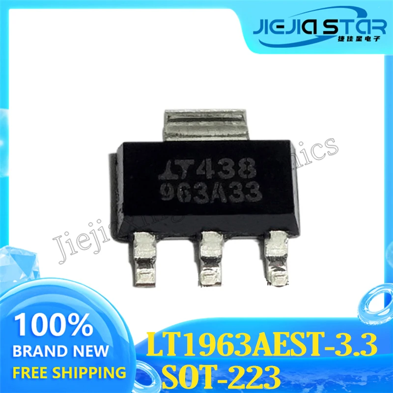 

Electronics LT1963AEST-3.3 LT1963-3.3 Part Mark 963A33 SOT223 Integrated Circuit IC 100% brand new original