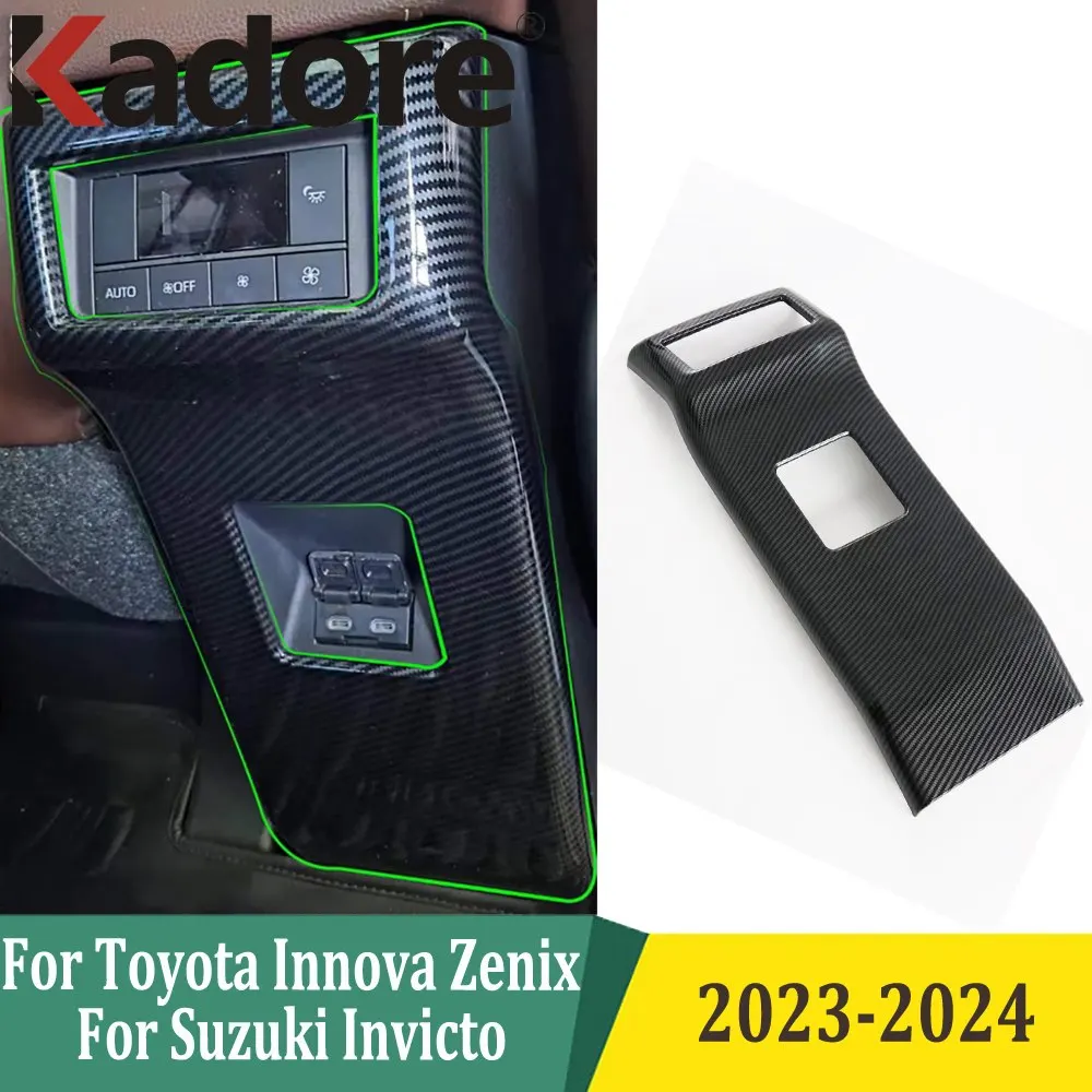 For Toyota Innova Zenix For Suzuki Invicto 2023 2024 Armrest Rear Air Vent Outlet Cover Sticker Interior Accessories