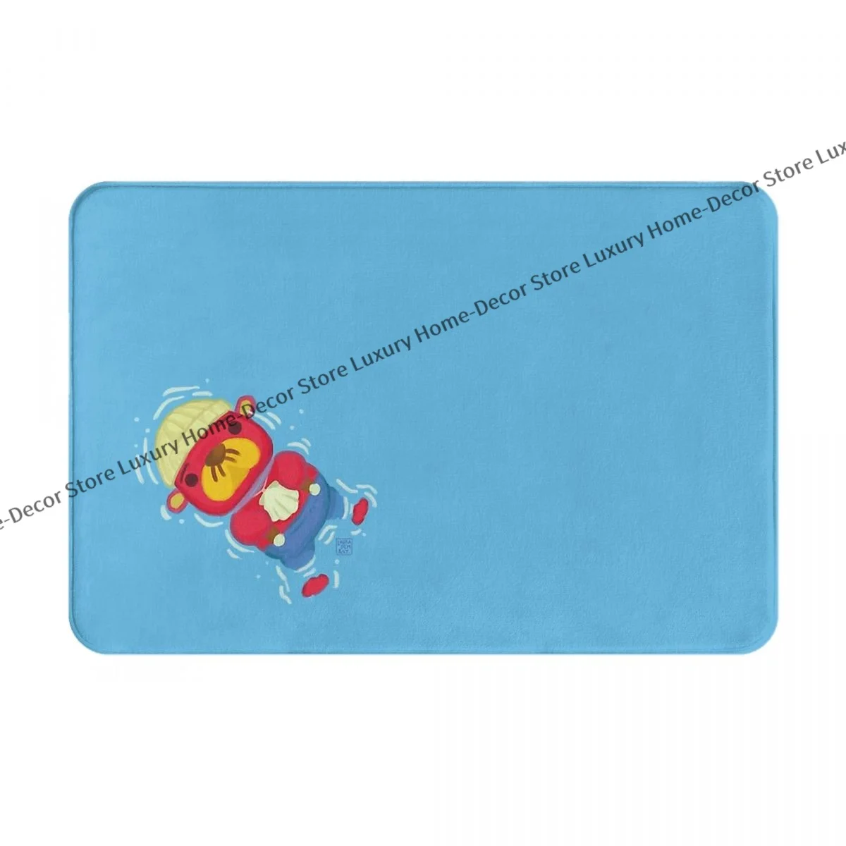 Animal Crossing New Horizons Doormat Kitchen Mat Pascal Floating In The Sea Balcony Carpet Entrance Door Rug Bedroom Decor