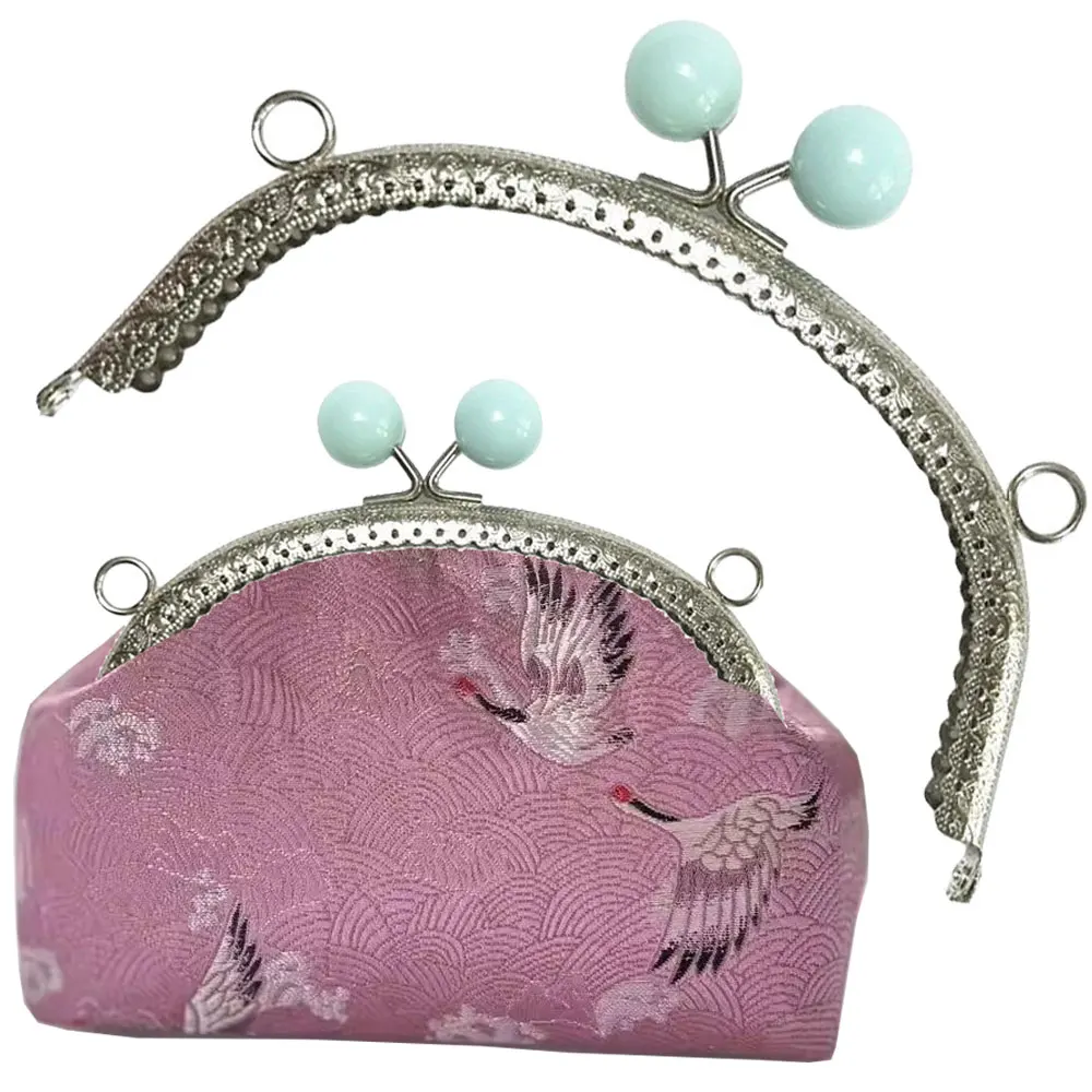 

10PCS 16.5cm Metal Purse Frame Kiss Clasp Bag Hardware Candy Color Bag Kiss Clasp Lock Purse Clasp Frame Handle Bag Accessories