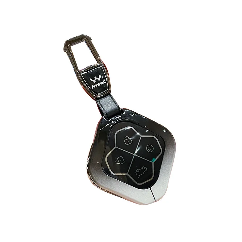 

Zinc Alloy Car Key Case Cover Bag Shell Protector Fob Holder for Wuling New Energy Aishang 2026 Trendy Edition Accessories
